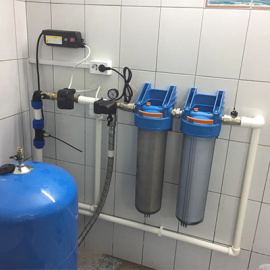 Подведение воды к дому